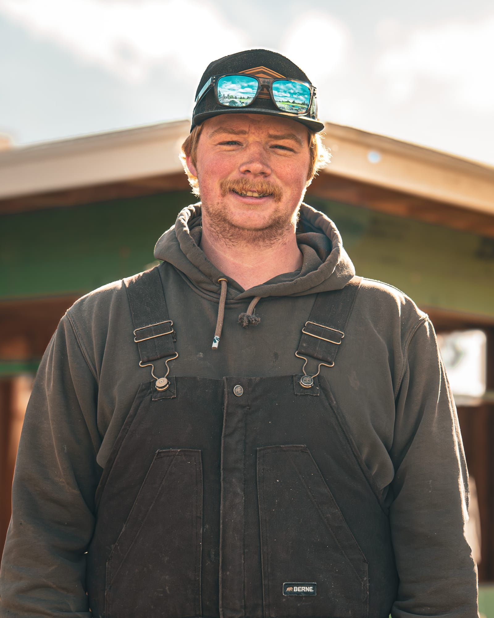 Mitchell White, lead carpenter at Handcrafted Homes LLC